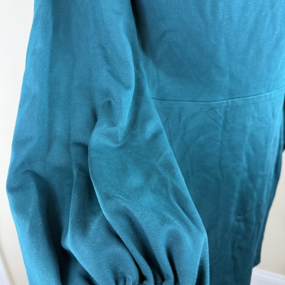 Size L//Dress the Population Long Sleeve Dark Green Dress NWT - Picture 3 of 5